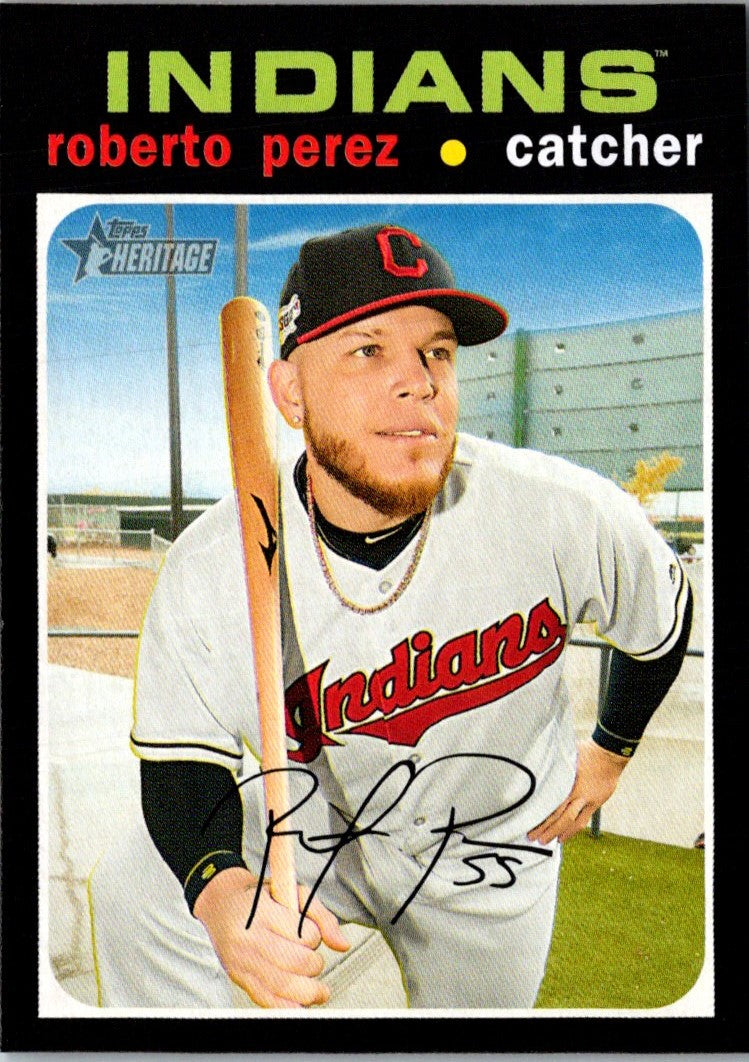 2020 Topps Heritage Roberto Perez