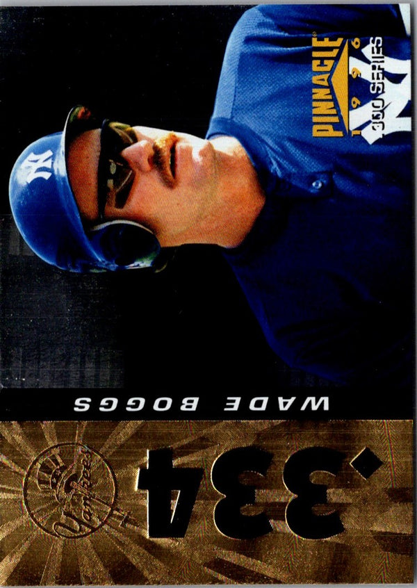 1996 Pinnacle Wade Boggs #334