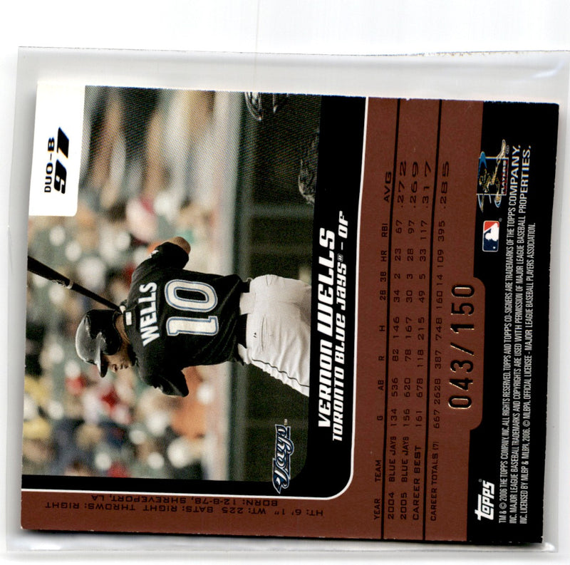 2005 Playoff Prestige Xtra Bases Red Vernon Wells