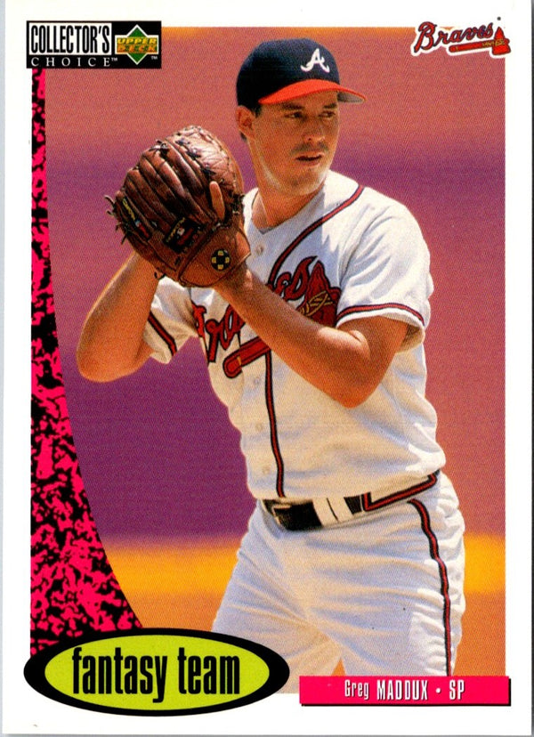 1996 Collector's Choice Silver Signature Greg Maddux #268