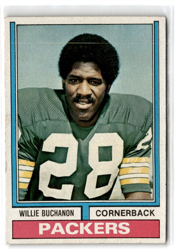 1974 Topps Willie Buchanon #292 Rookie