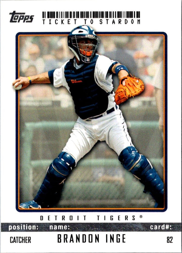 2009 Topps Ticket to Stardom Brandon Inge #82