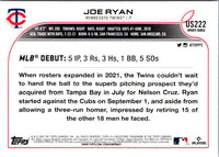 2022 Topps Update Joe Ryan #US222