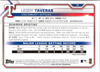 2021 Bowman Leody Taveras #18 Rookie