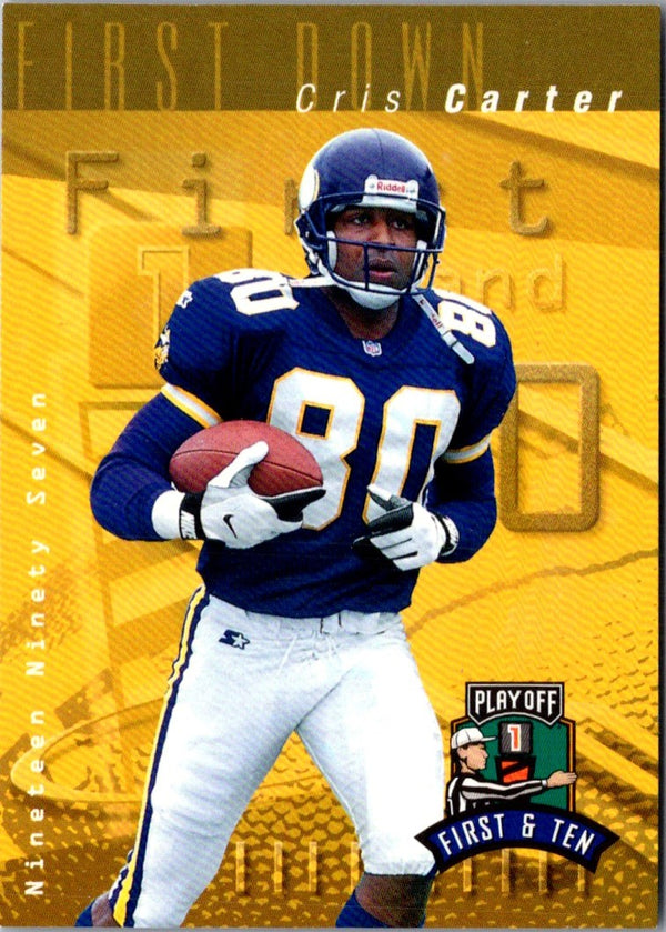 1997 Playoff First & Ten Cris Carter #165