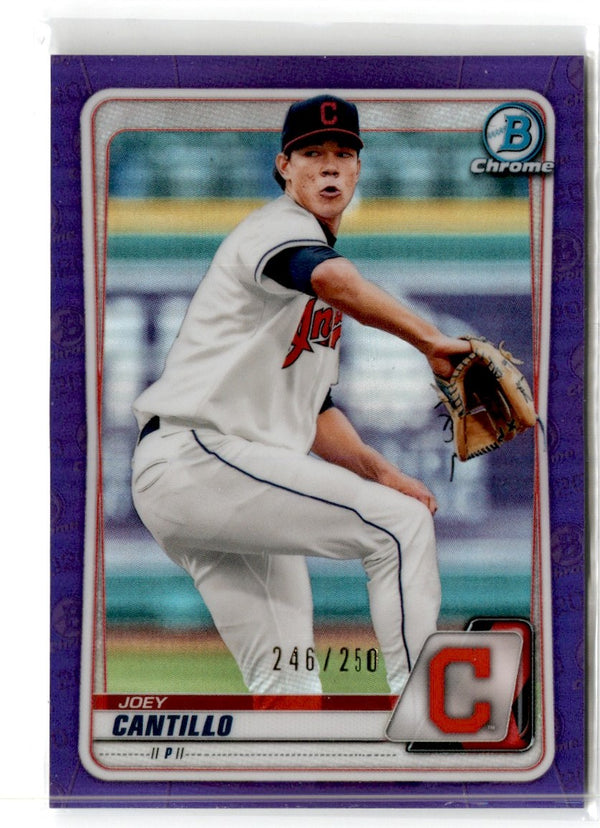 2020 Bowman Draft Chrome Purple Joey Cantillo #BD-13 246/250