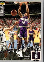 1994 Collector's Choice Silver Signatures Derek Strong #83