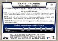 2012 Bowman Chrome Elvis Andrus #146