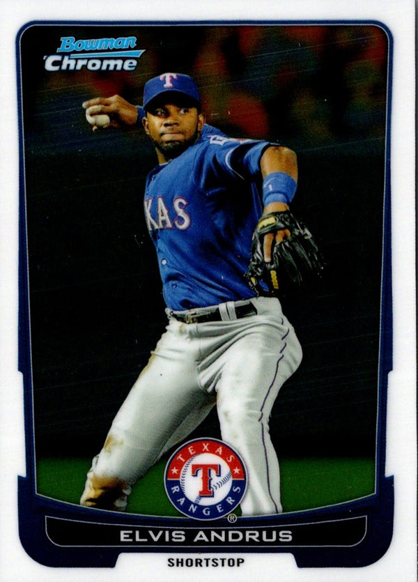 2012 Bowman Chrome Elvis Andrus #146