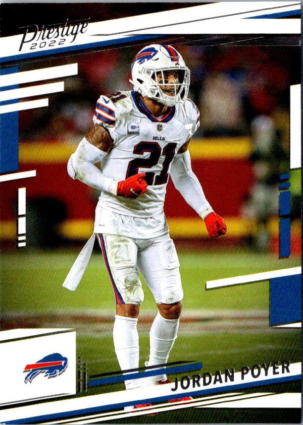 2022 Panini Prizm Blue Jordan Poyer #35