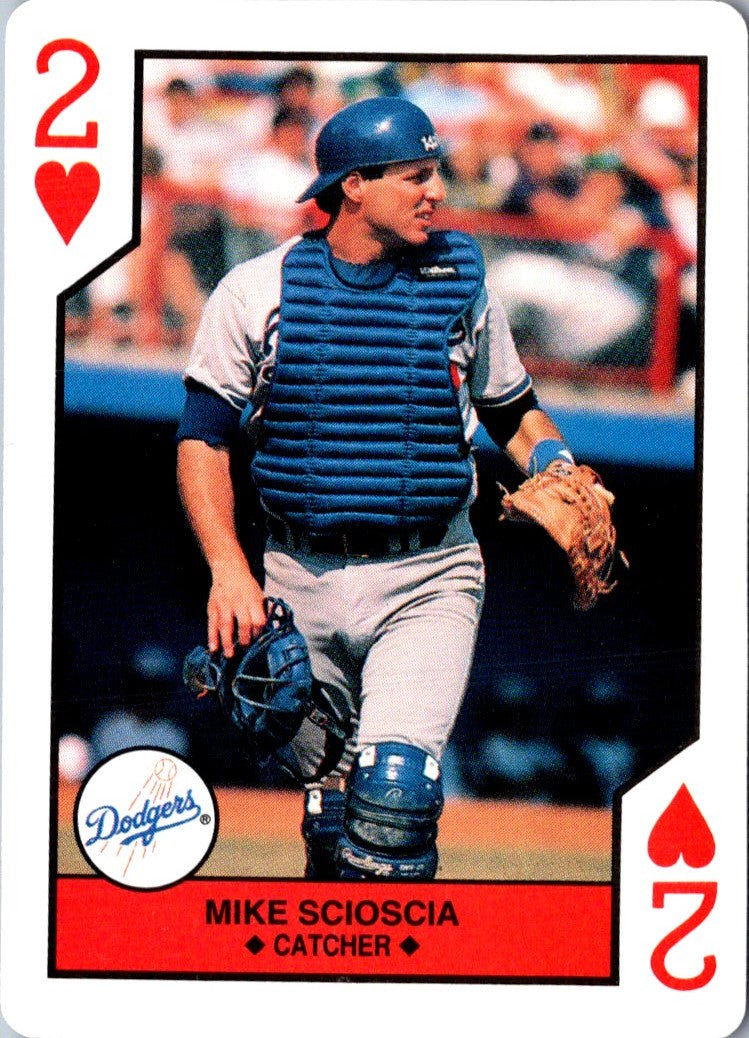 1990 U.S. Playing Card Co. Mike Scioscia