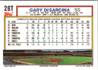 1992 Topps Traded Gary DiSarcina #28T