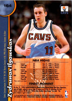 1998 Finest No Protector Zydrunas Ilgauskas #164