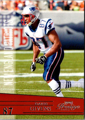 2006 Playoff Prestige David Givens #92