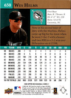 2009 Upper Deck Wes Helms #650