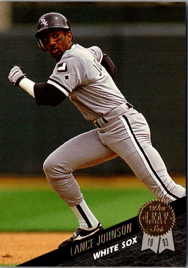 1993 Leaf Lance Johnson #373