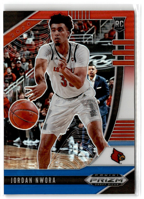 2020 Panini Prizm Draft Picks Collegiate Red Jordan Nwora #78