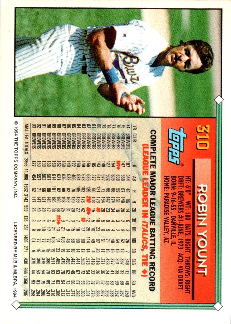 1994 Topps Robin Yount