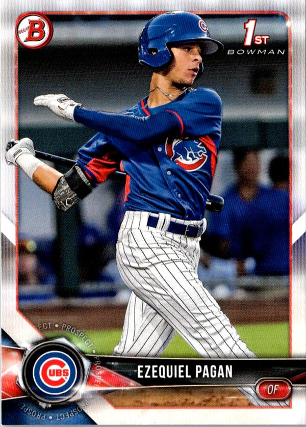 2018 Bowman Draft Ezequiel Pagan #BD-106