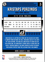 2018 Donruss Kristaps Porzingis #87