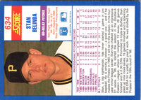 1990 Score Stan Belinda #634 Rookie