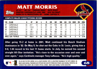 2003 Topps Home Team Advantage Matt Morris #68