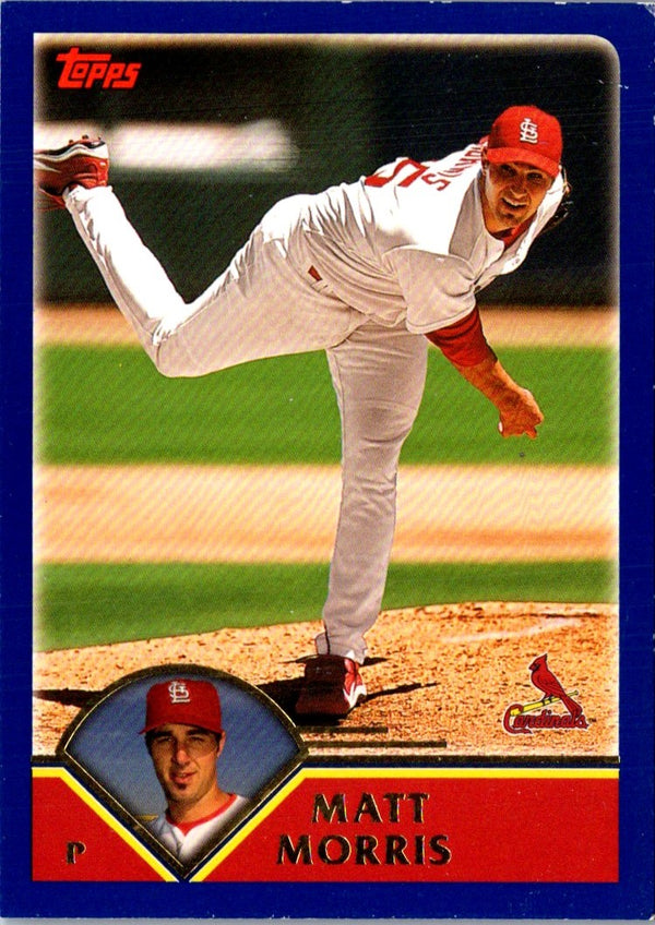 2003 Topps Home Team Advantage Matt Morris #68