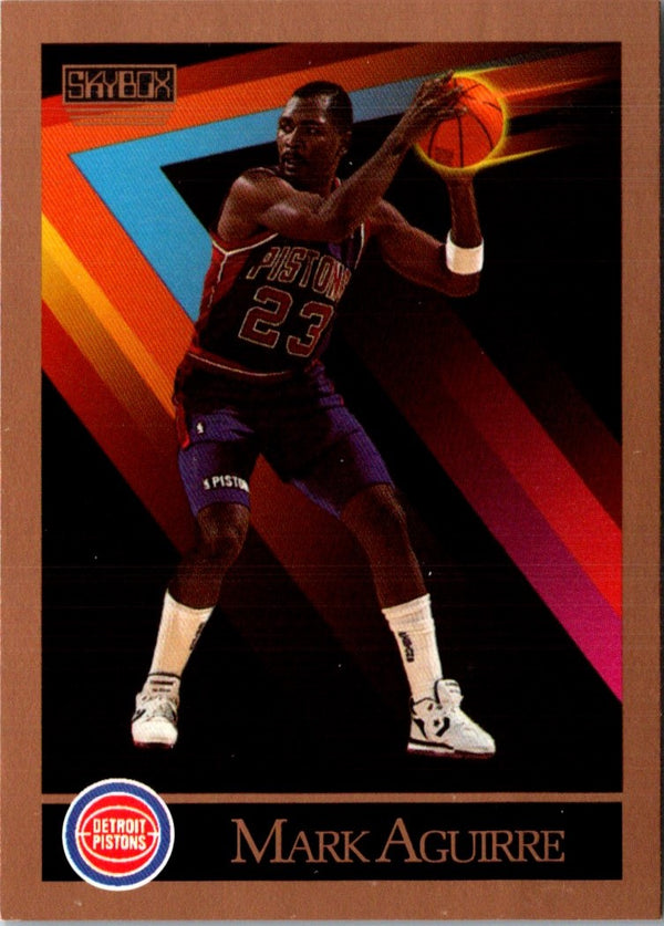 1990 SkyBox Mark Aguirre #82