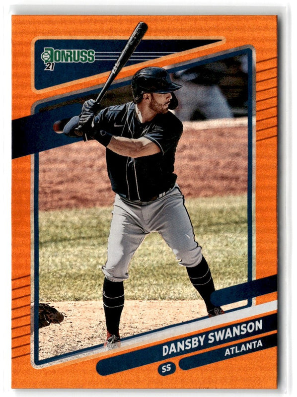 2021 Donruss Holo Orange Dansby Swanson #66