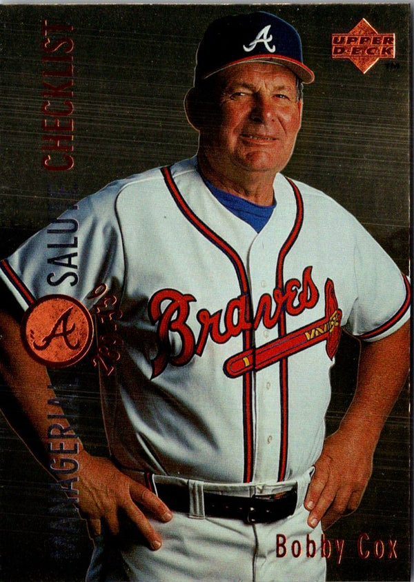 1996 Upper Deck Bobby Cox #477