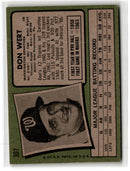 1971 Topps Don Wert