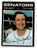 1971 Topps Don Wert