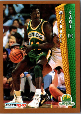 1992 Fleer Michael Cage #210