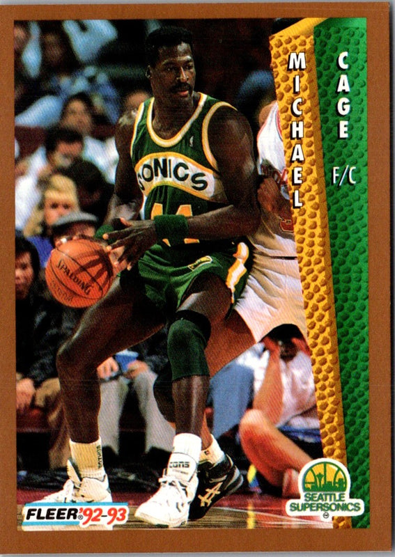 1992 Fleer Michael Cage #210