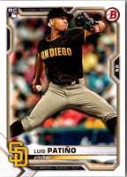 2021 Bowman Luis PatiÃ±o #44 Rookie