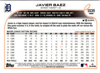 2022 Topps Chrome Update Javier Baez #USC89