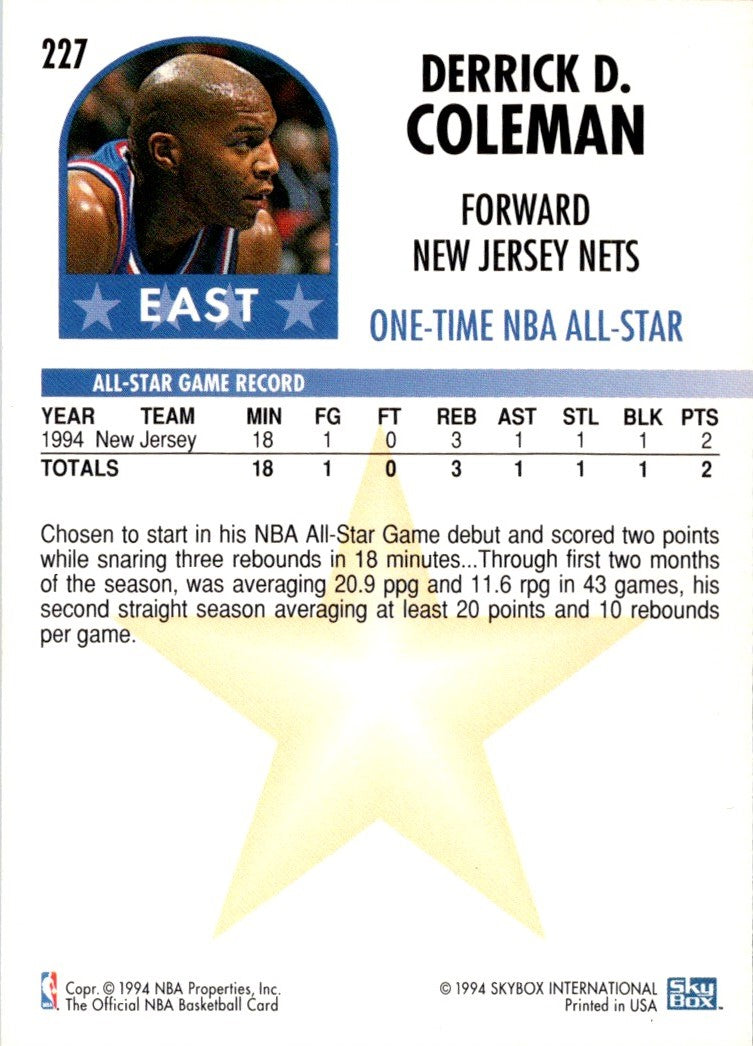 1994 Hoops Derrick Coleman