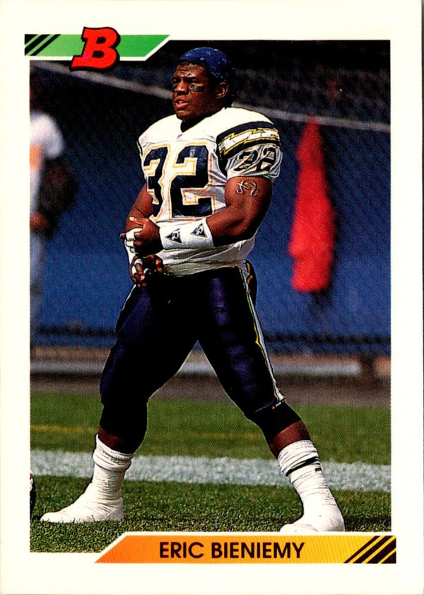 1992 Bowman Eric Bieniemy #398