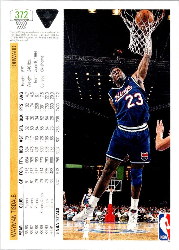 1991 Upper Deck Wayman Tisdale