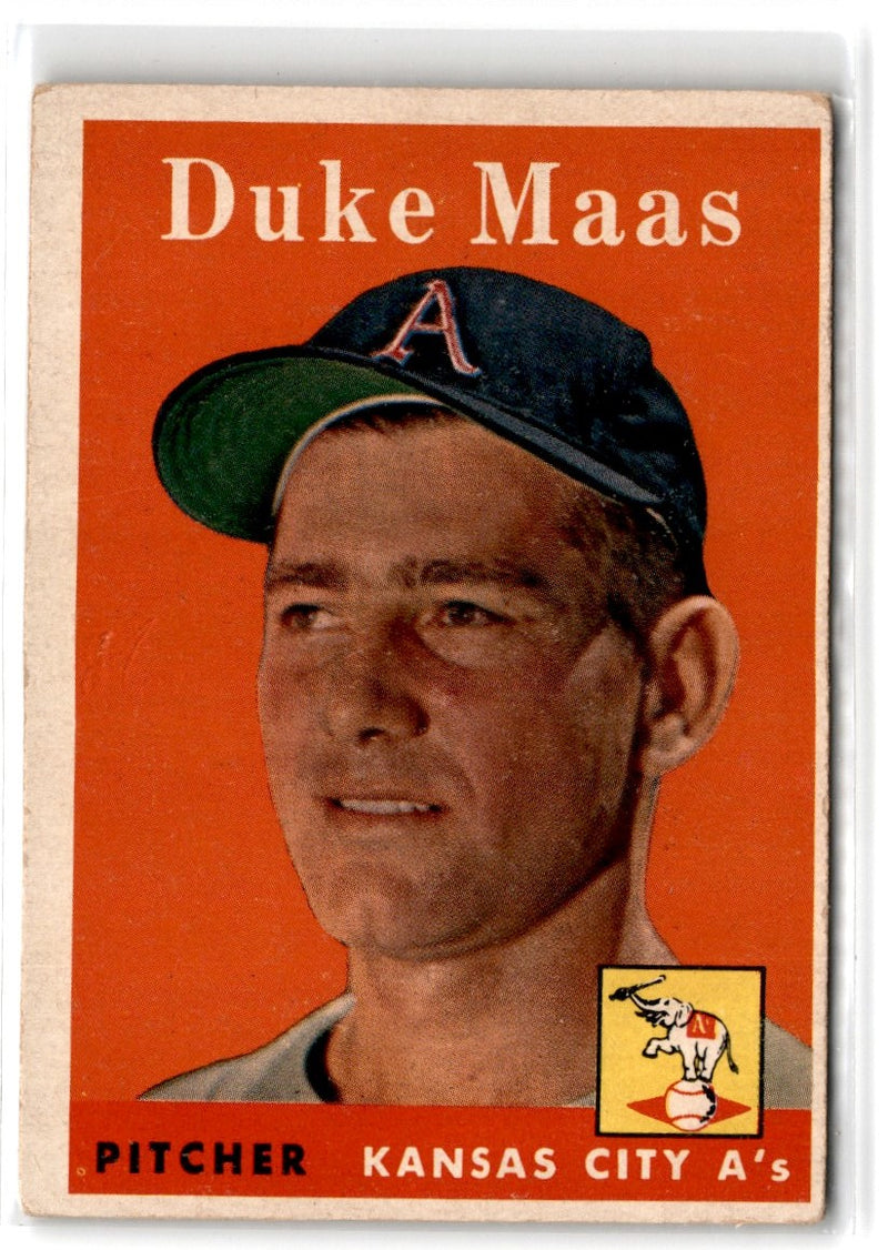 1958 Topps Duke Maas