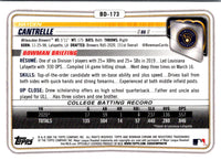 2020 Bowman Draft Chrome Hayden Cantrelle #BD-173