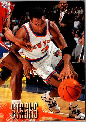 1996 Fleer John Starks #75