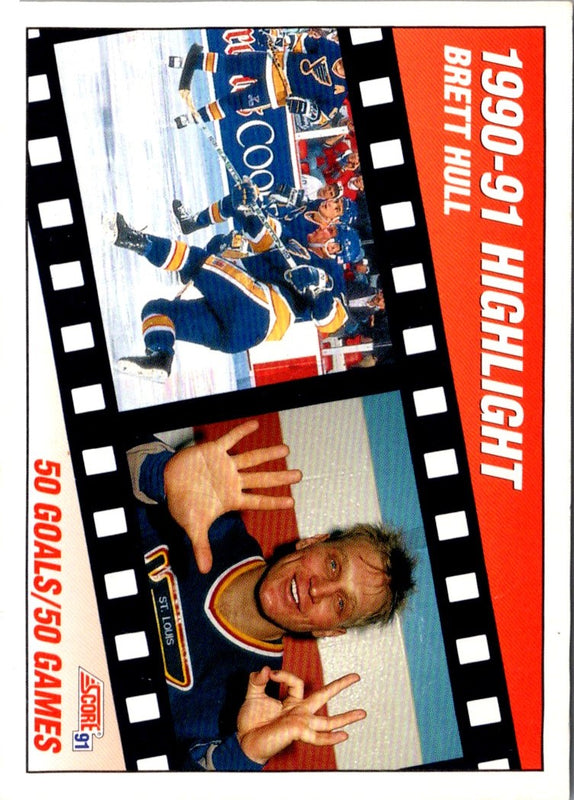 1991 Score Canadian Brett Hull #302