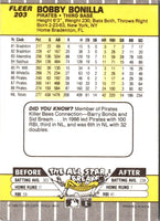 1989 Fleer Bobby Bonilla #203