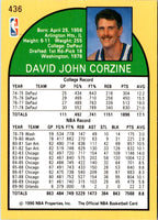 1990 Hoops Dave Corzine #436