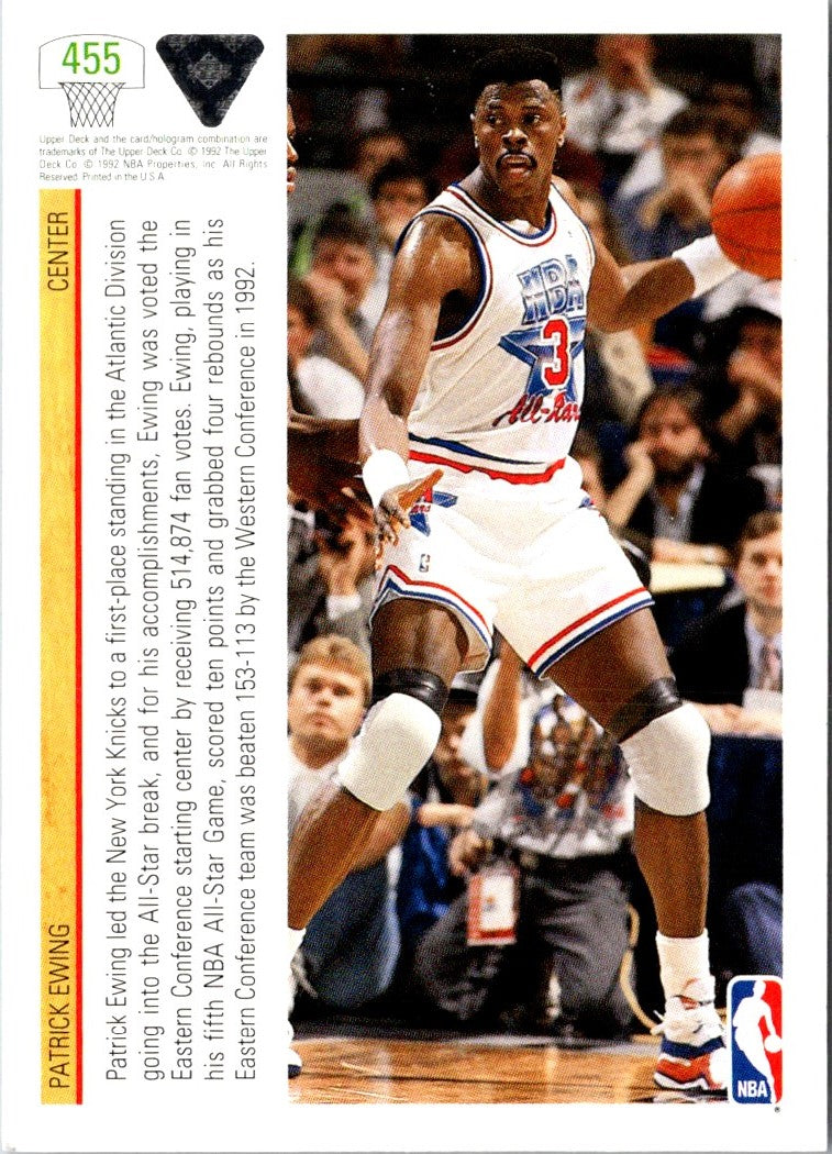 1991 Upper Deck Patrick Ewing
