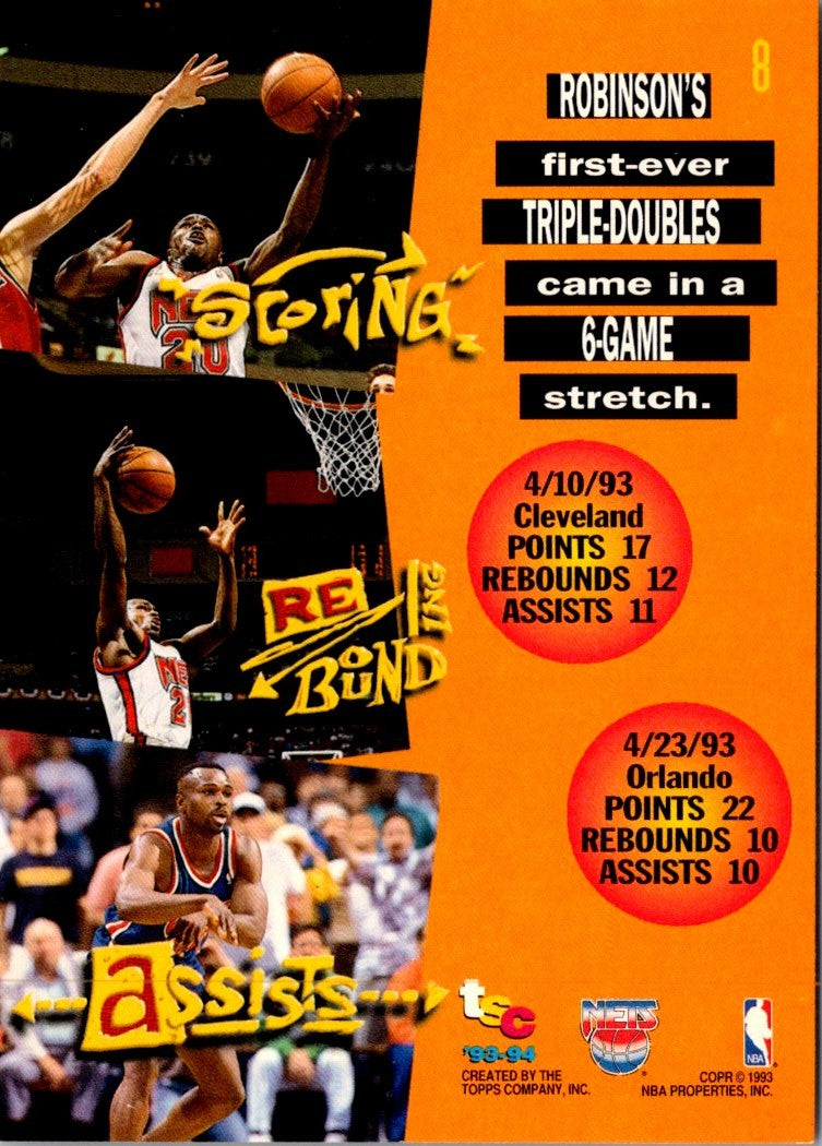 1993 Stadium Club Rumeal Robinson