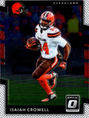 2017 Donruss Optic Isaiah Crowell