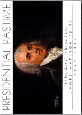 2004 Topps Presidential Pastime James Madison #PP4