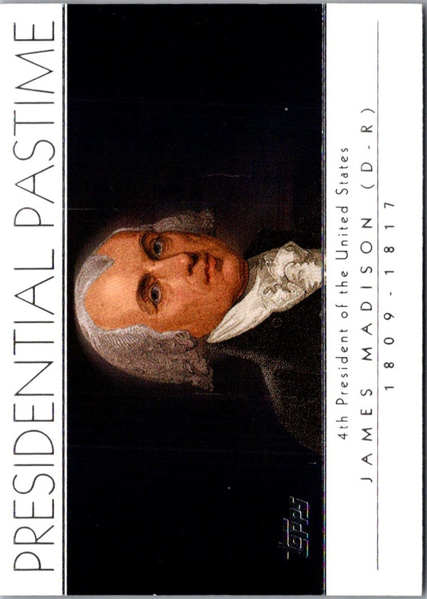 2004 Topps Presidential Pastime James Madison #PP4